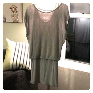 Silver/grey mini dress